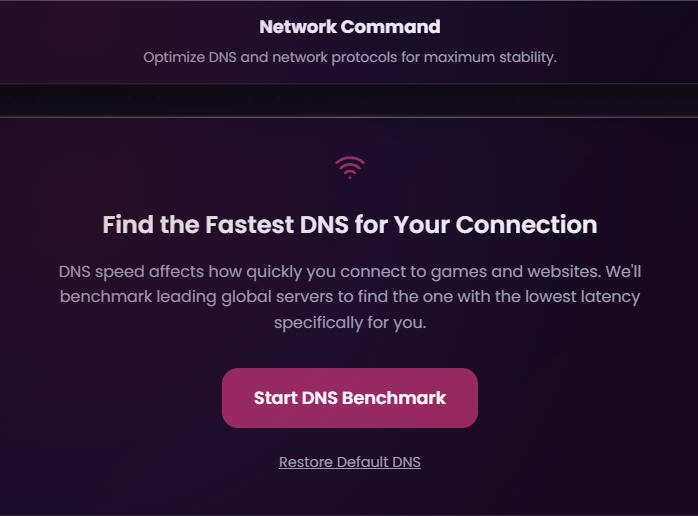 Extreme Internet Mode interface